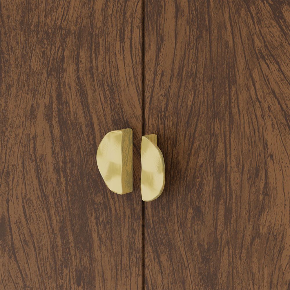 Comoda Roupeiro 120 cm 2 Portas CRIS 20034 Imbuia VLR