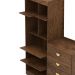 Comoda Roupeiro 120 cm 2 Portas CRIS 20034 Imbuia VLR