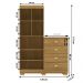 Comoda Roupeiro 120 cm 2 Portas CRIS 20034 Nature VLR