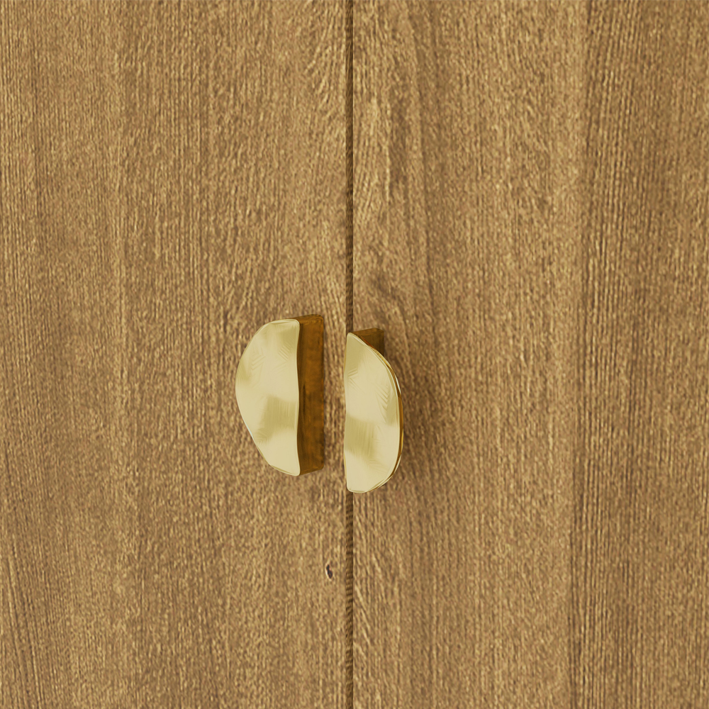 Comoda Roupeiro 120 cm 2 Portas CRIS 20034 Nature VLR