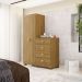 Comoda Roupeiro 120 cm 2 Portas CRIS 20034 Nature VLR