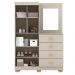 Comoda Roupeiro Espelho 120 cm 2 Portas 20034 Fend VLR