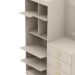 Comoda Roupeiro Espelho 120 cm 2 Portas 20034 Fend VLR
