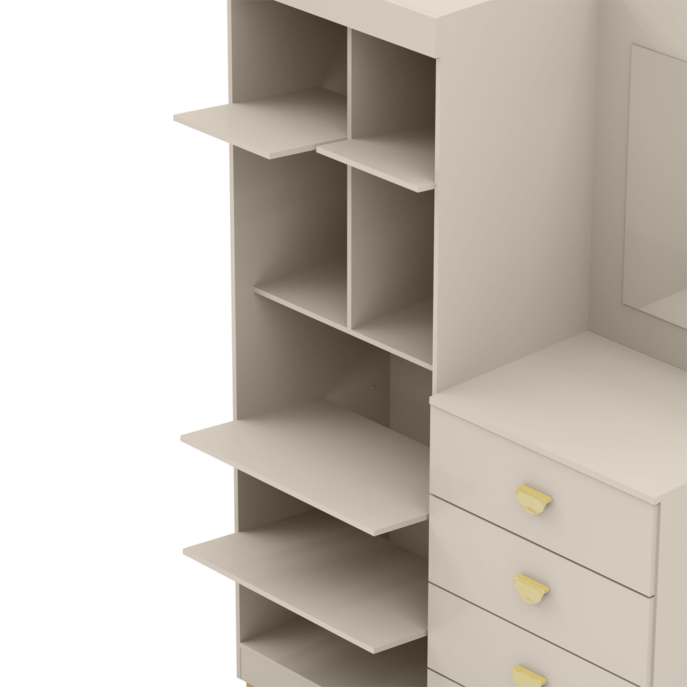 Comoda Roupeiro Espelho 120 cm 2 Portas 20034 Fend VLR