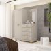 Comoda Roupeiro Espelho 120 cm 2 Portas 20034 Fend VLR