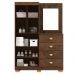 Comoda Roupeiro Espelho 120 cm 2 Portas 20034 Imbuia VLR