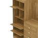 Comoda Roupeiro Espelho 120 cm 2 Portas 20034 Nature VLR