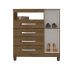 Comoda Sapateira 1P 4G 84 cm Moden 2258 Malbec INCP