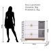 Comoda Sapateira 4 Gavetas 1P 93 cm 20033 Branco Camarim VLR