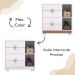 Comoda Sapateira 4 Gavetas 1P 93 cm 20033 Branco Camarim VLR