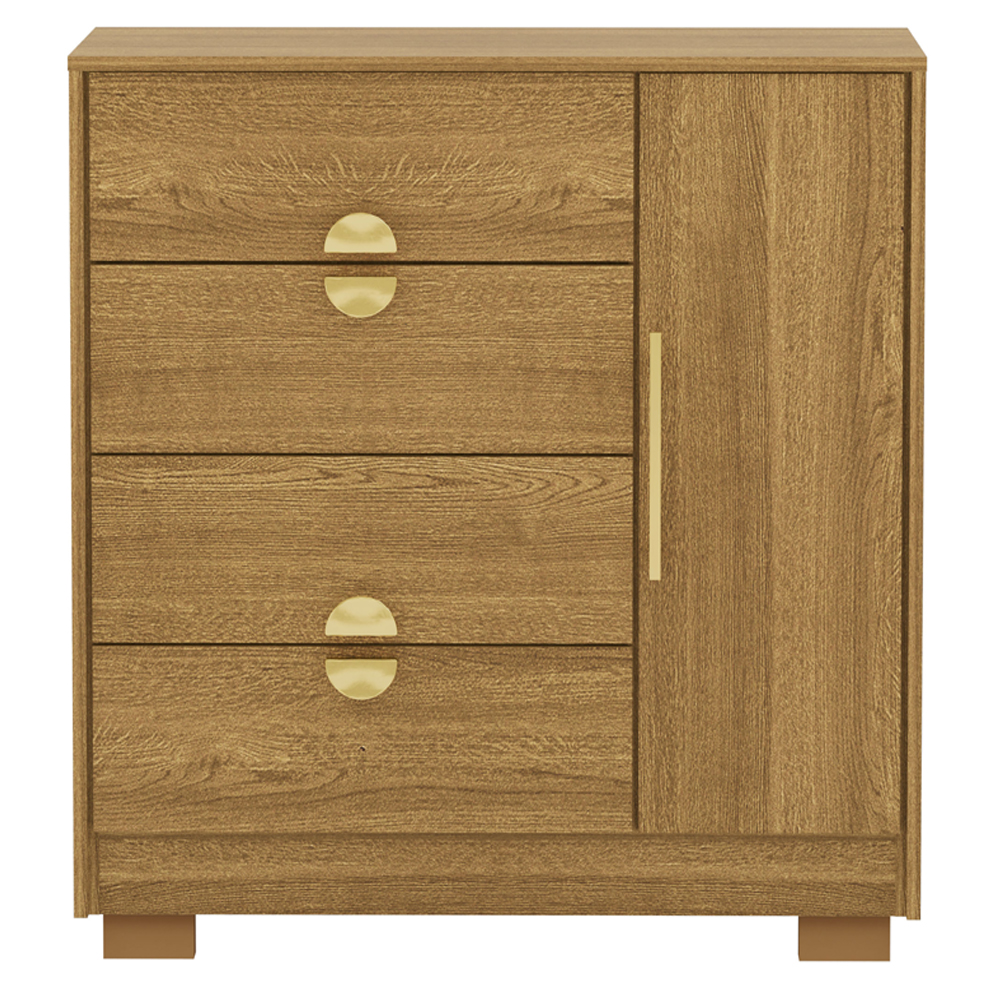 Comoda Sapateira 4 Gavetas 1P 93 cm 20033 Nature VLR