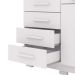 Comoda Sapateira 5G 2P 122 cm SIRI 20019 Branco VLR
