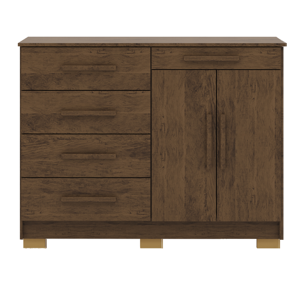 Comoda Sapateira 5G 2P 122 cm SIRI 20019 Imbuia VLR