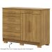 Comoda Sapateira 5G 2P 122 cm SIRI 20019 Nature VLR
