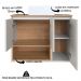 Conjunto Gabinete Suspenso 80 cm Com Cuba BL9220 Mell Arenas FAEM