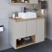 Conjunto Gabinete Suspenso 80 cm Com Cuba BL9220 Mell Arenas FAEM