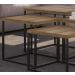 Conjunto Mesas De Centro Aço 04 Peças Preto Vermont Milani Store