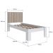 Conjunto Quarto Solteiro 03 Pecas Branco Mel PRODDY
