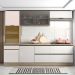 Cozinha 5 Pecas Balcao Tampo 258 cm Etti Carvalho Oak Off White PLN
