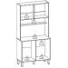 Cozinha Compacta 4P 1G 90 cm Izzi Freijo Off White PLN
