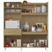 Cozinha Compacta 5 Portas 182cm 2000448 Atacama Grafite ARMoveis