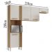 Cozinha Compacta 5 Portas 210cm 2012155 Atacama Off White ARMoveis
