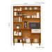 Cozinha Compacta 6P 1G 137 cm Joly Freijo Off White Ripado PLN