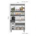 Cozinha Compacta 6P 1G 91 cm Coral Branco PLN