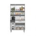 Cozinha Compacta 6P 1G 91 cm Coral Branco PLN