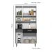 Cozinha Compacta 6P 1G 91 cm Coral Branco Preto PLN