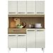 Cozinha Compacta 8 Portas 2001308 Atacama Off White ARMoveis