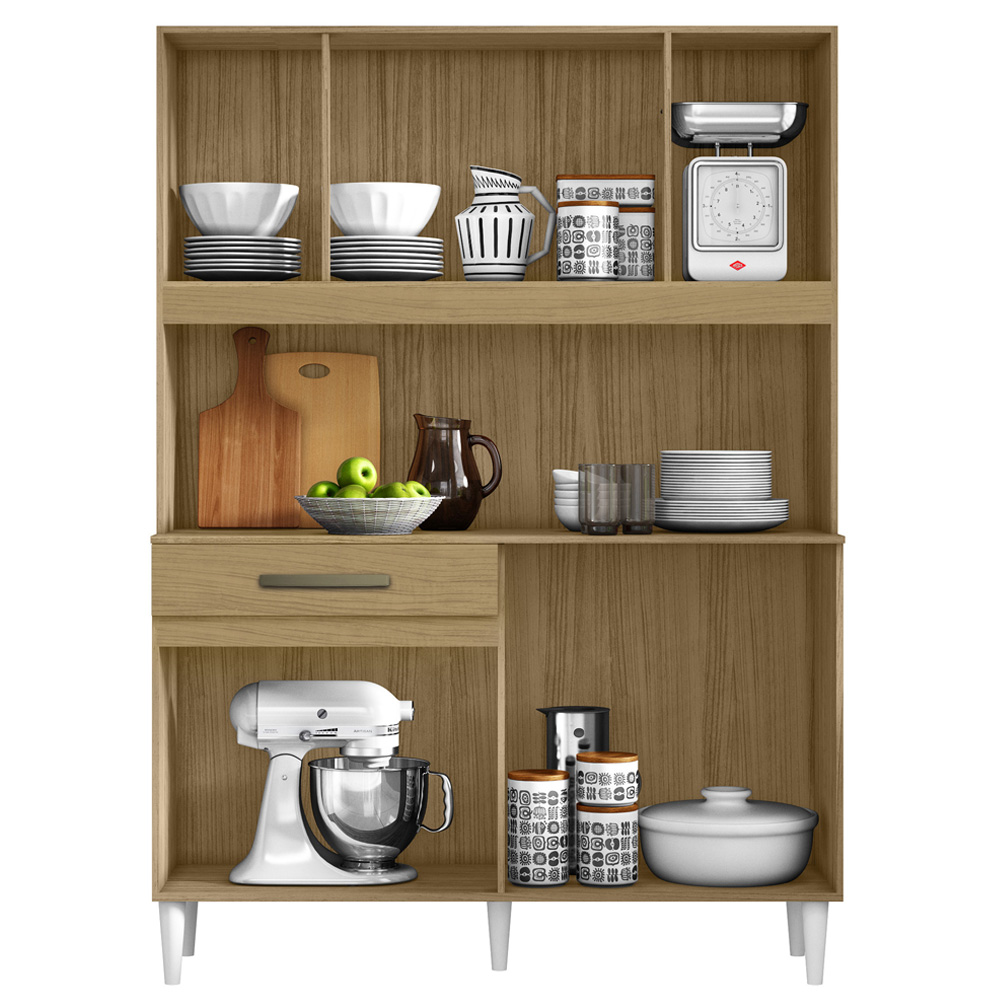 Cozinha Compacta 8 Portas 2001308 Atacama Off White ARMoveis