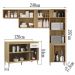 Cozinha Compacta Com Balcao 2001910x0310 Off White Atacama ARMoveis