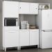 Cozinha Compacta Com Balcao 2002113x14 Branco ARMoveis