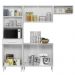 Cozinha Compacta Com Balcao 2002113x14 Branco ARMoveis