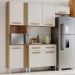 Cozinha Compacta Com Balcao 2012155x51 Atacama Off White ARMoveis