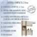 Cozinha Compacta Com Balcao 2012155x51 Atacama Off White ARMoveis
