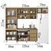 Cozinha Compacta Para Pia 120cm 2012190x0213 Atacama Off White ARMoveis