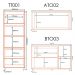 Cozinha Modulada 05 Pecas MDF 280 cm Tosc Freijo Nero MXM