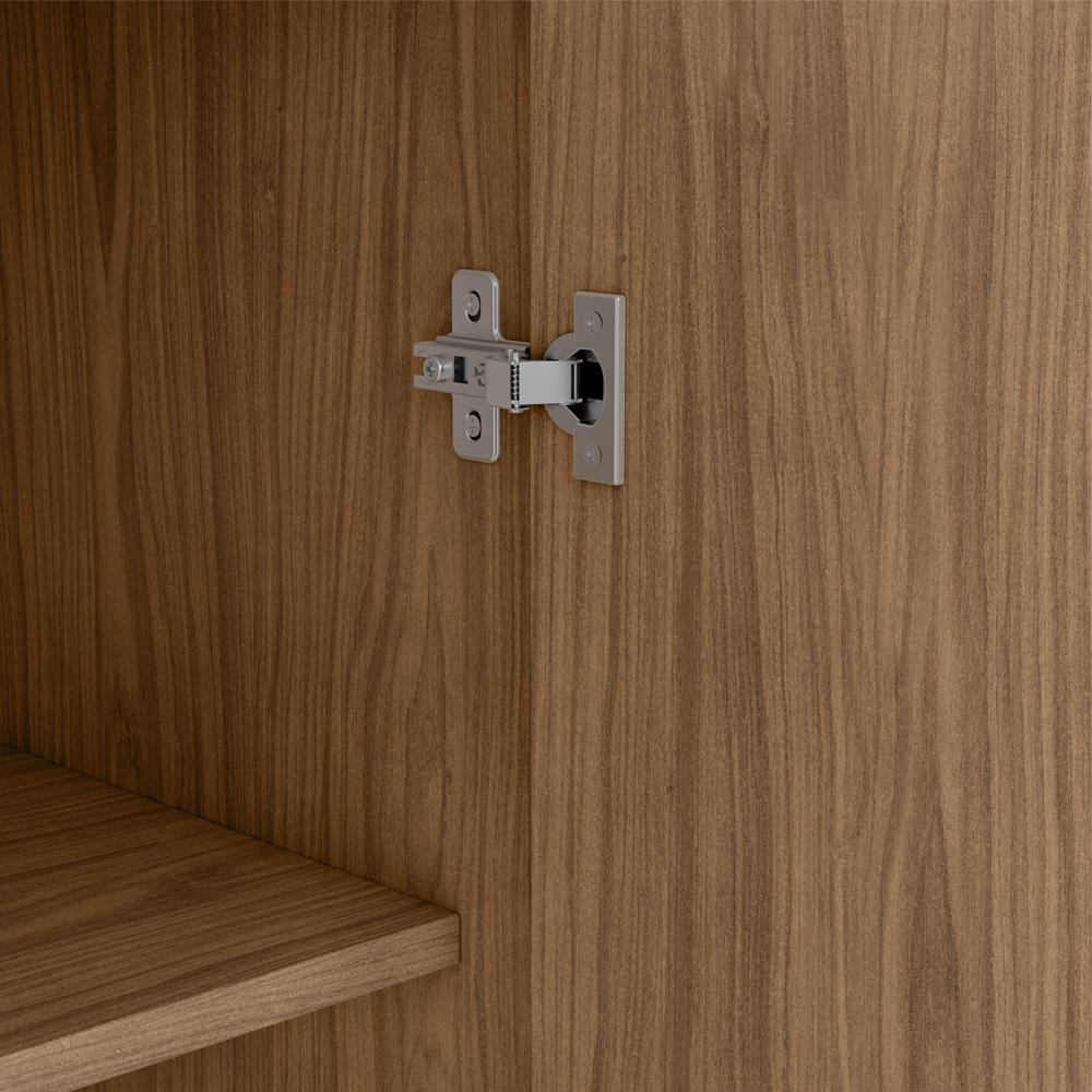 Cozinha Modulada 05 Pecas MDF 280 cm Tosc Freijo Nero MXM