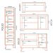 Cozinha Modulada 4 Pecas 249 cm GLOR Branco Neve MXM