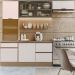 Cozinha Modulada 4 Pecas 258 cm Etti Carvalho Oak Off White PLN