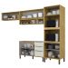 Cozinha Modulada 4 Pecas 270 cm Vera Marrocos Off White MXM