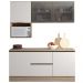 Cozinha Modulada 5 Peças 178 cm Etti Carvalho Oak Off White PLN