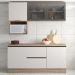 Cozinha Modulada 5 Peças 178 cm Etti Carvalho Oak Off White PLN