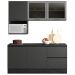 Cozinha Modulada 5 Peças 178 cm Etti Grafite PLN