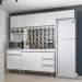 Cozinha Modulada 5 Peças 241 cm Andreia Branco REAJL
