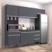 Cozinha Modulada 5 Peças 241 cm Andreia Cinza REAJL