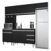 Cozinha Modulada 5 Peças 241 cm Andreia Preto REAJL