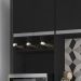 Cozinha Modulada 5 Peças 241 cm Andreia Preto REAJL